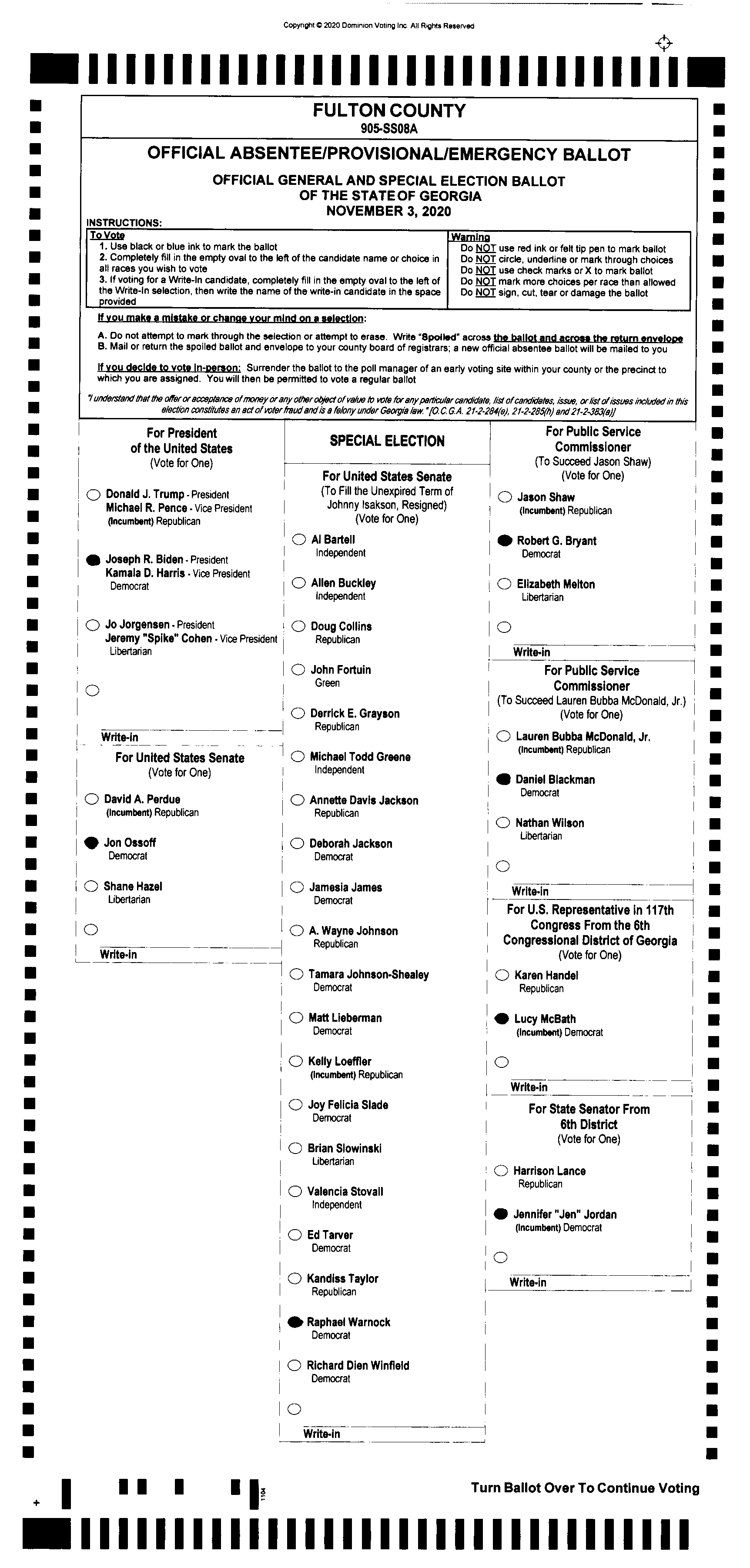 Source Ballot